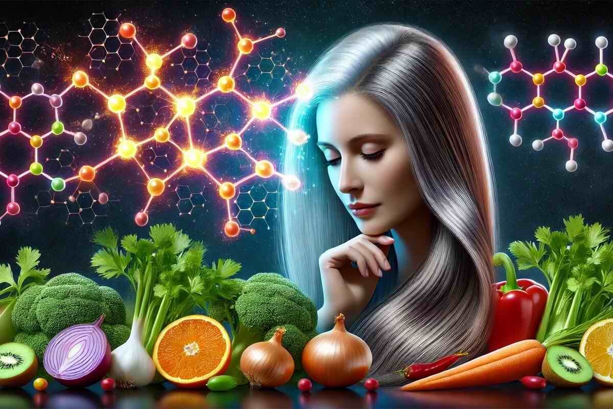 Лютеолин против седины | Антиоксидант для волос | Прорыв в омоложении