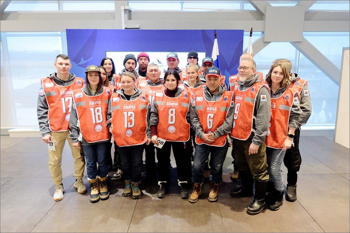 Фото: Участники гонки «Берингия.Авача-2025» / Василий Русин.