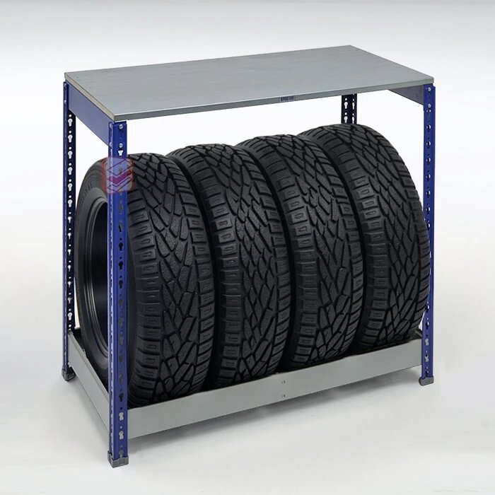 Верстак металлический универсальный для работы и хранения колес - фото СтеллажМастер