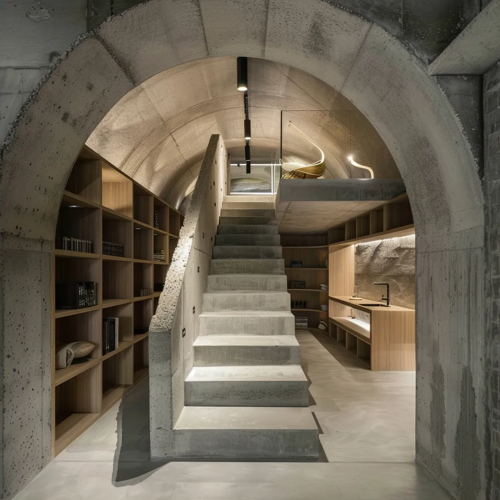 Железобетонный арочный погреб