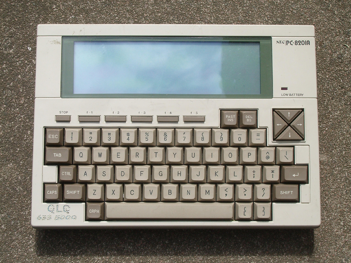 ПК NEC PC-8201A: звезда 80-х. Изображение: commons.wikimedia.org