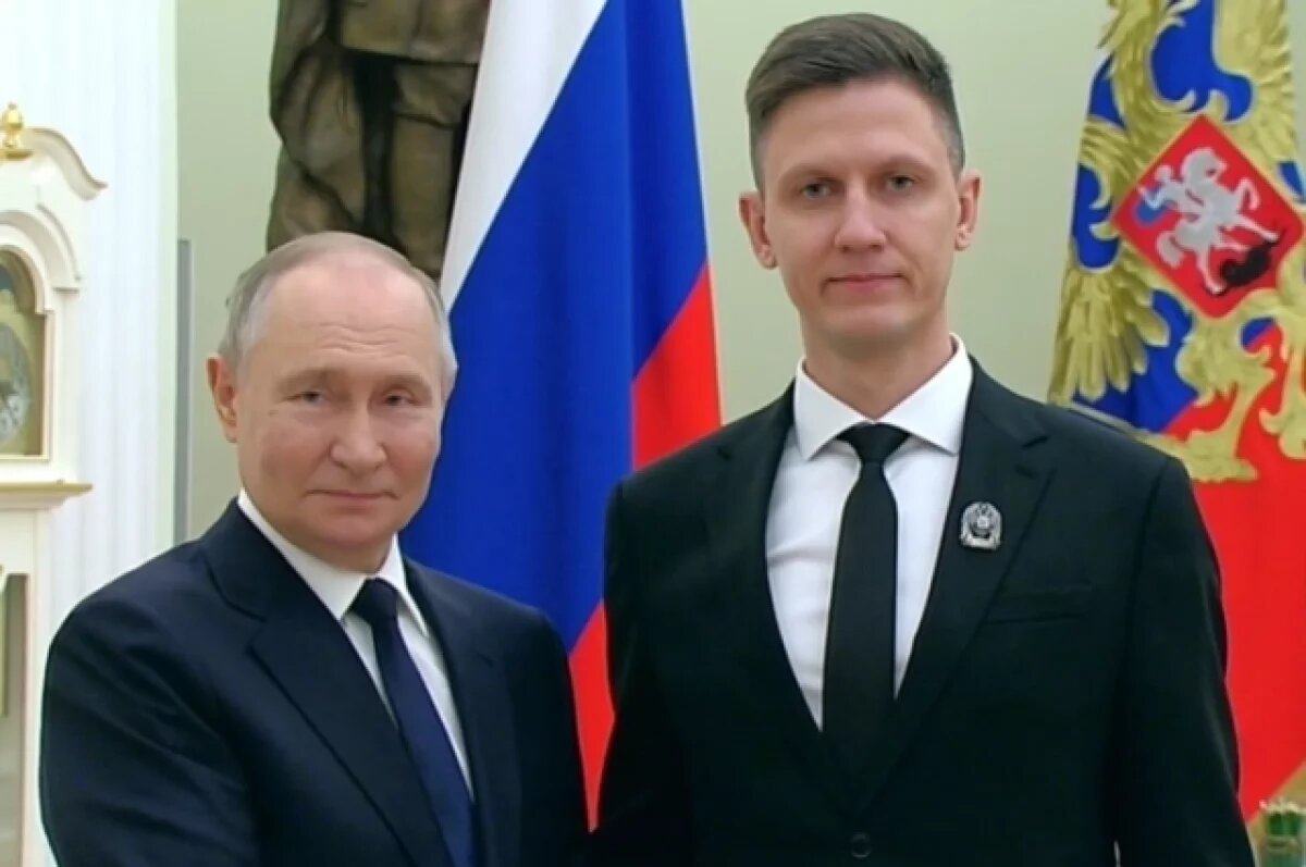    Воронежский ученый получил премию из рук президента Владимира Путина