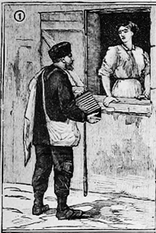 Иллюстрация из Le Petit Parisien о Ваше в образе бродяги.