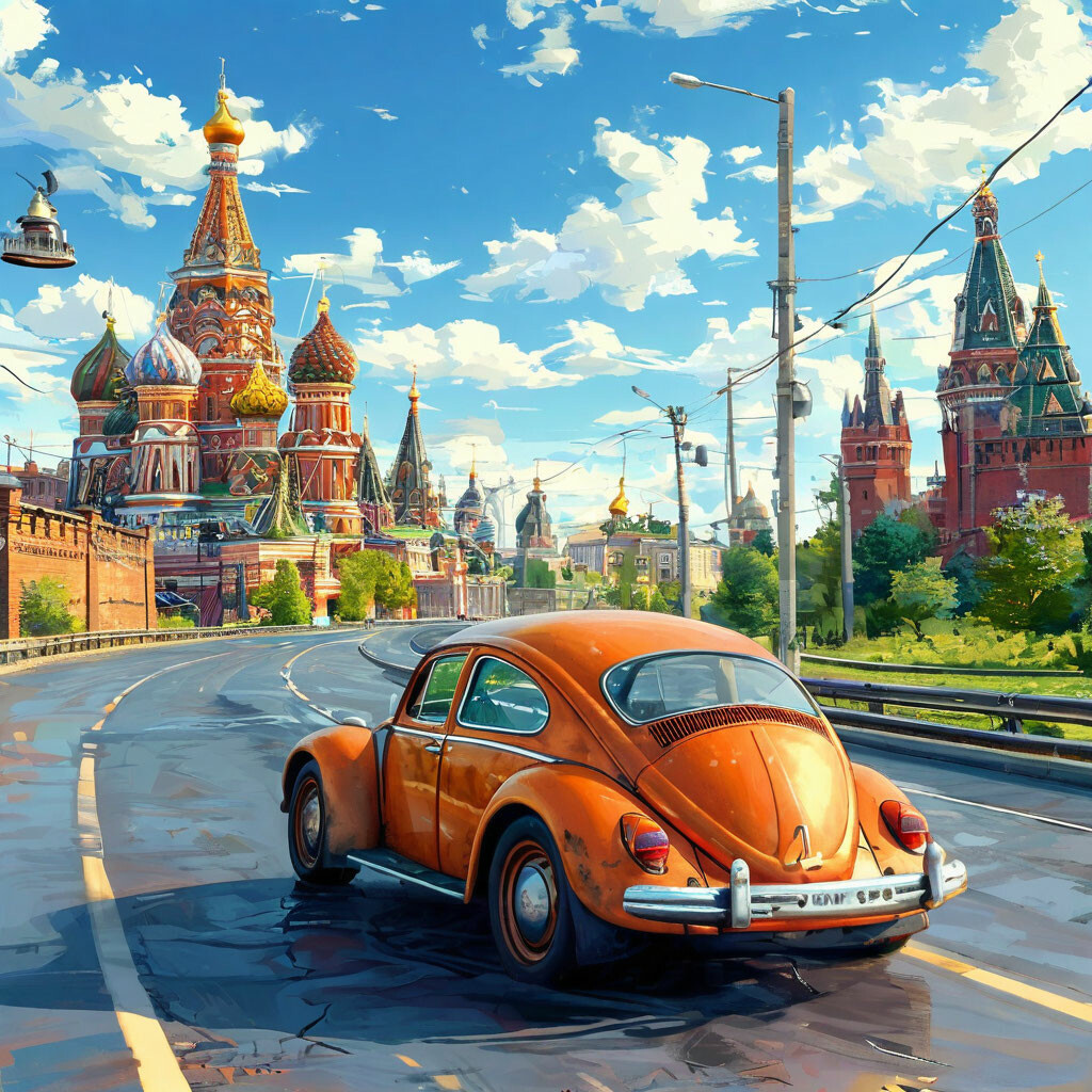 Шедеврум не перестаёт удивлять. Но именно так он видит Россию)))