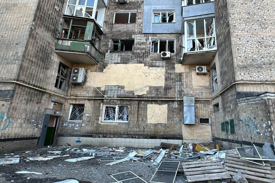 Последствия удара орешником по днепропетровску фото