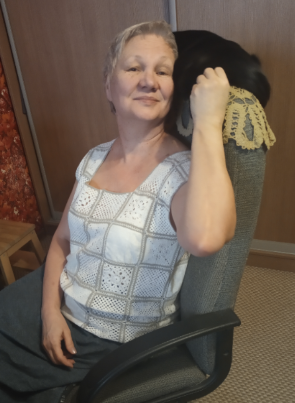 Летний топ пэчворк   Что придумала - то связала