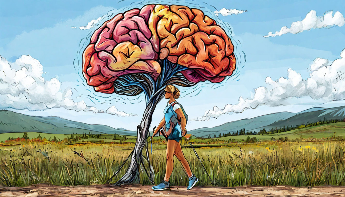 Тренировка мозга и скандинавская ходьба