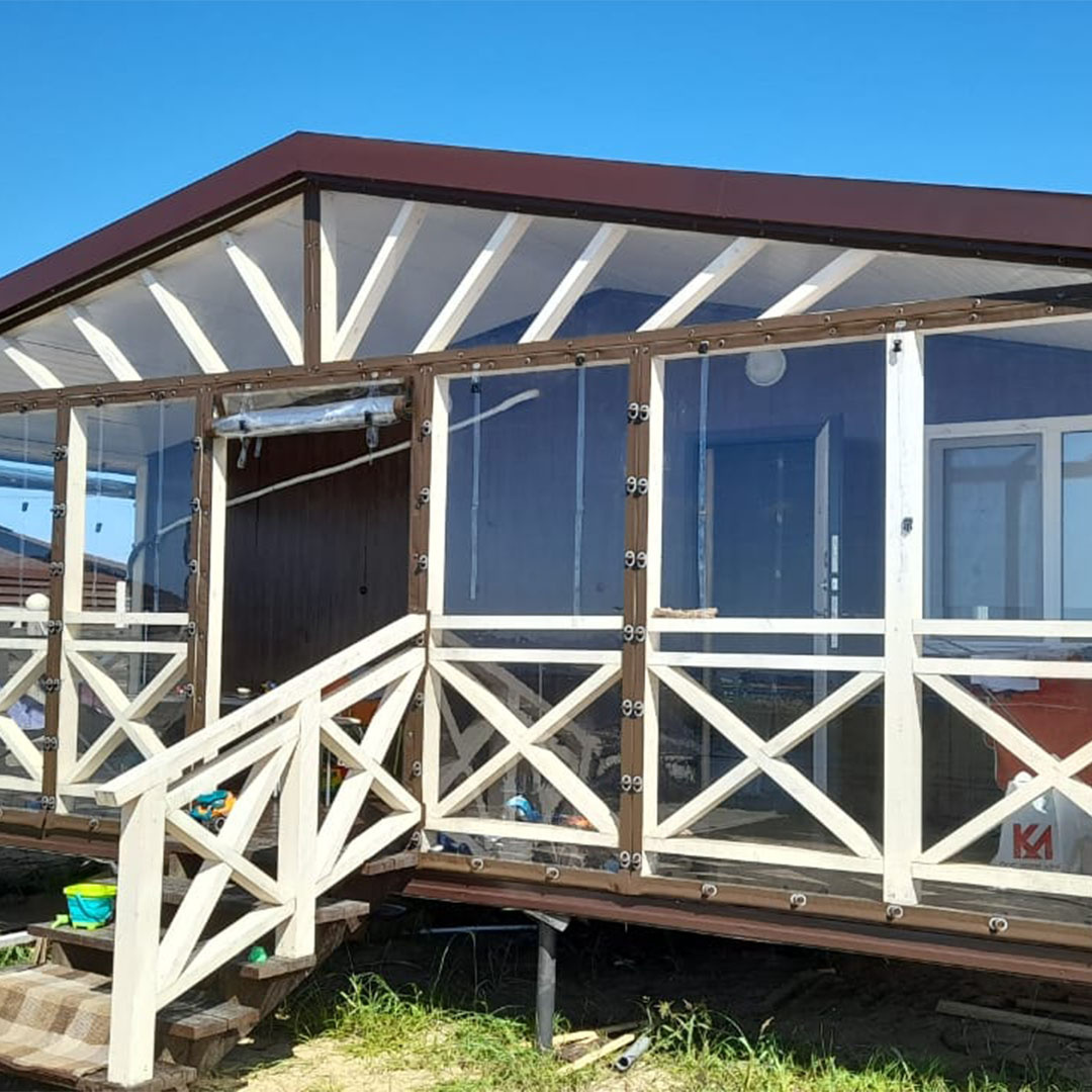 Мягкие окна на террасу