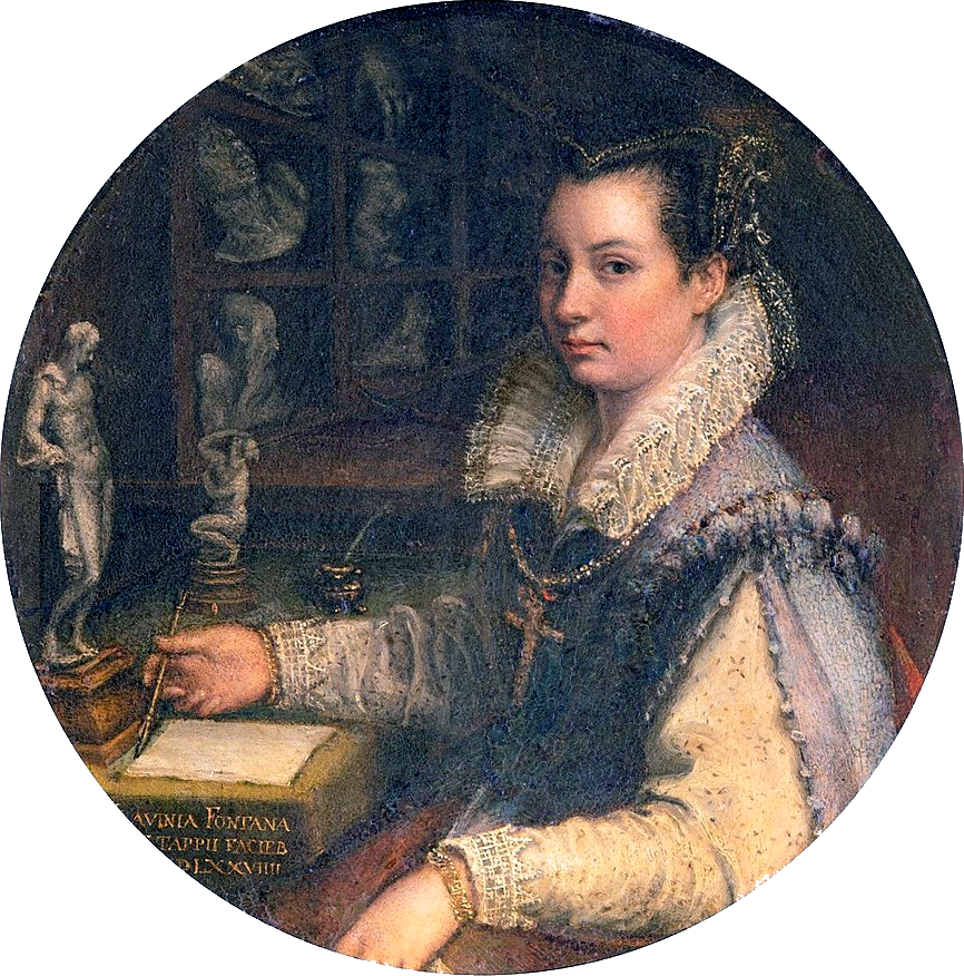 Лавиния Фонтана, Автопортрет, 1579 г.
