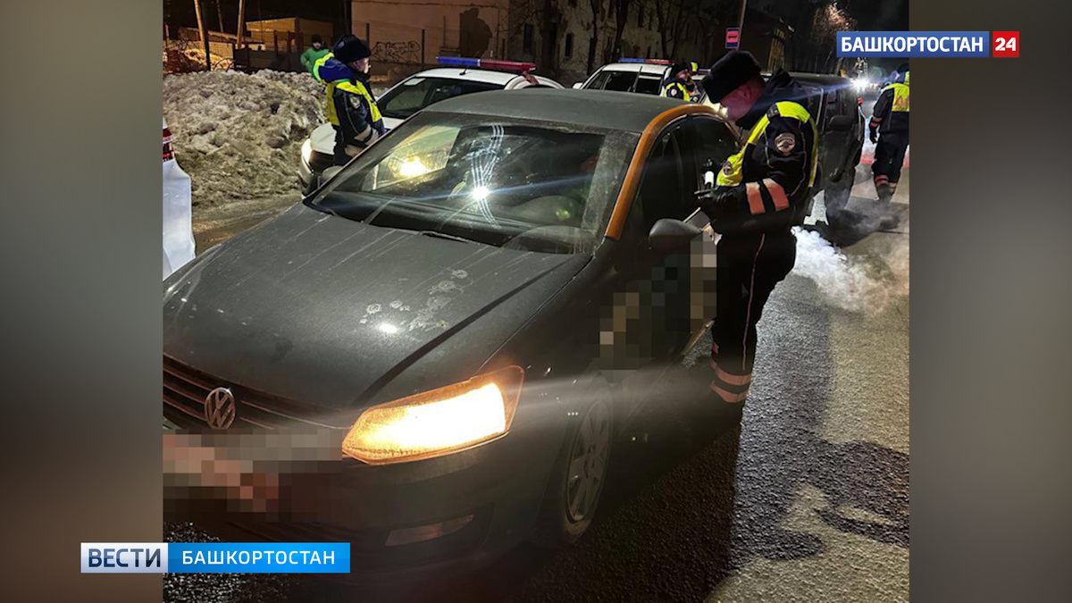    В Уфе задержали 10 нетрезвых водителей