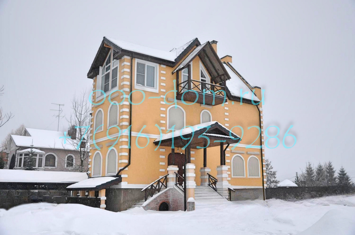 Кирпичный дом после реконструкции