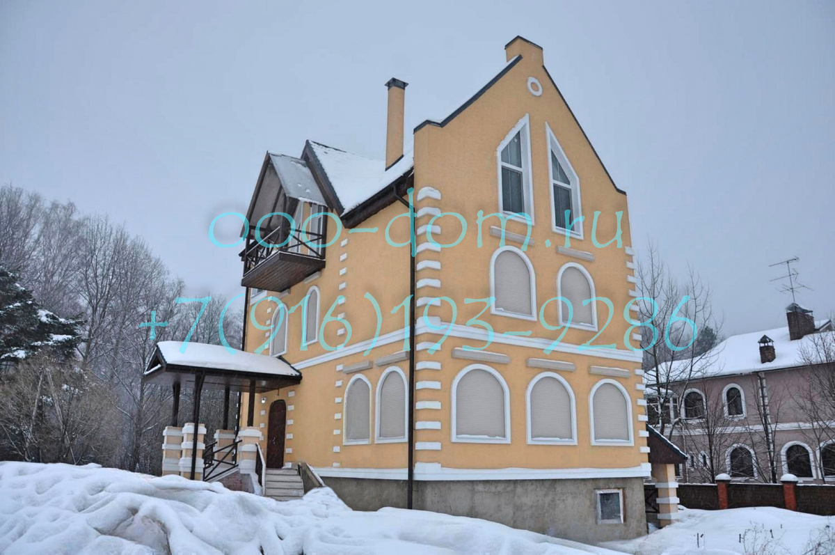 Кирпичный дом после реконструкции