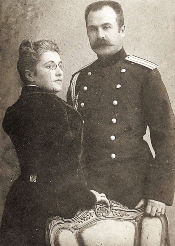 Каледин с супругой.