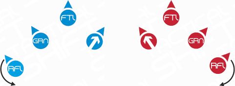 Wedge - Шеврон (левый и правый)