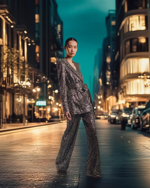 Badgley Mischka осень-зима 2025-2026 представленная на Неделе моды в Нью-Йорке.