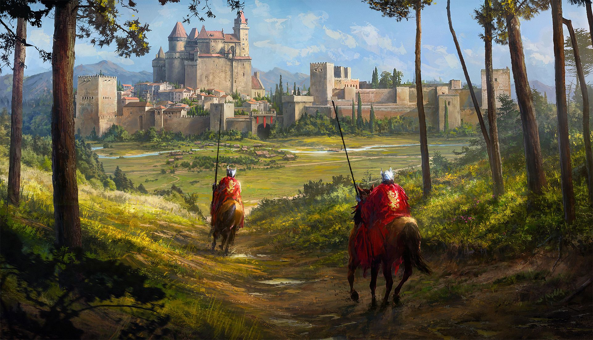 Раннее Средневековье - город арт