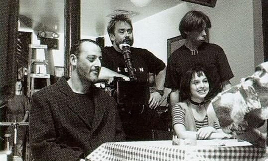 Фотография со съёмок фильма «Леон».