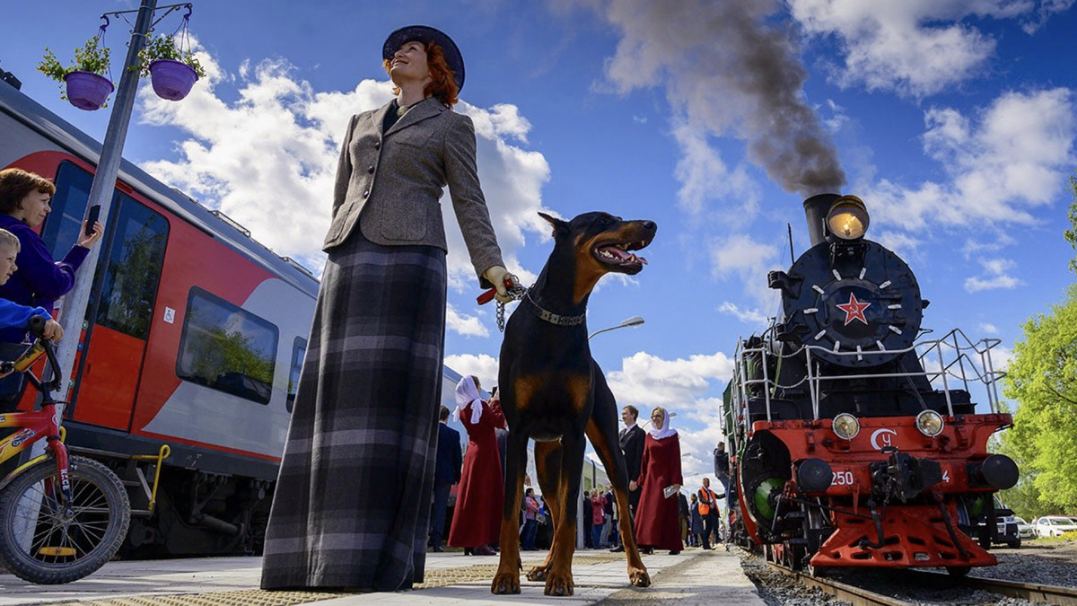 Ретропоезд до Рускеала