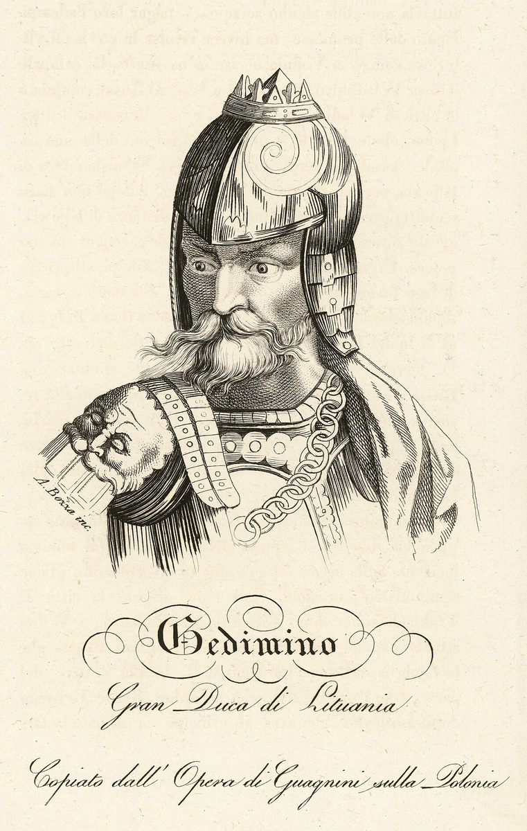 Гедими́н - великий князь литовский , основатель династии Гедиминовичей