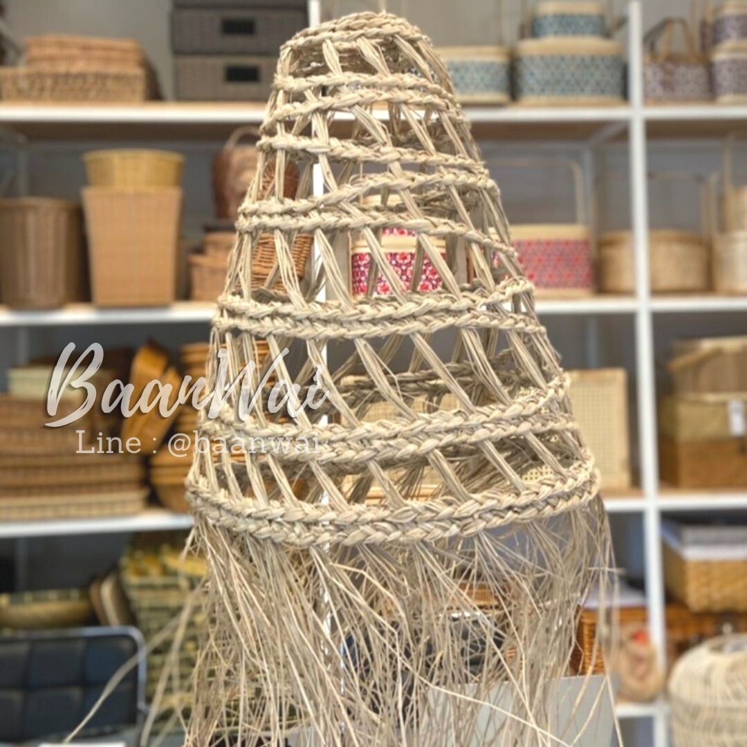 Плетеный абажур. Балийский стиль