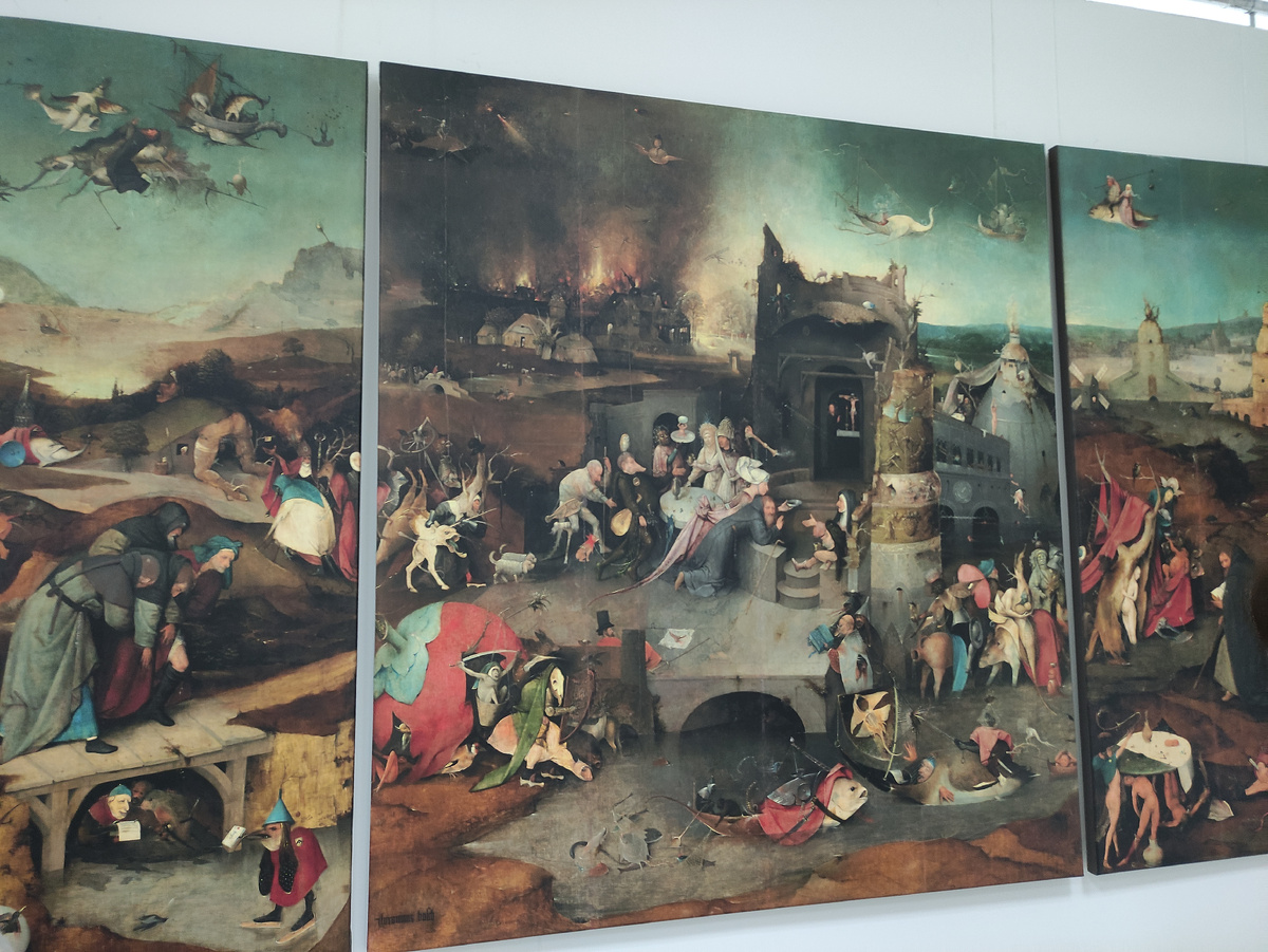 И. Босх, «Искушение Святого Антония». Триптих