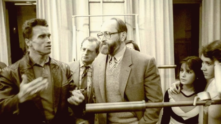 Юрий Власов и Арнольд Шварценегер