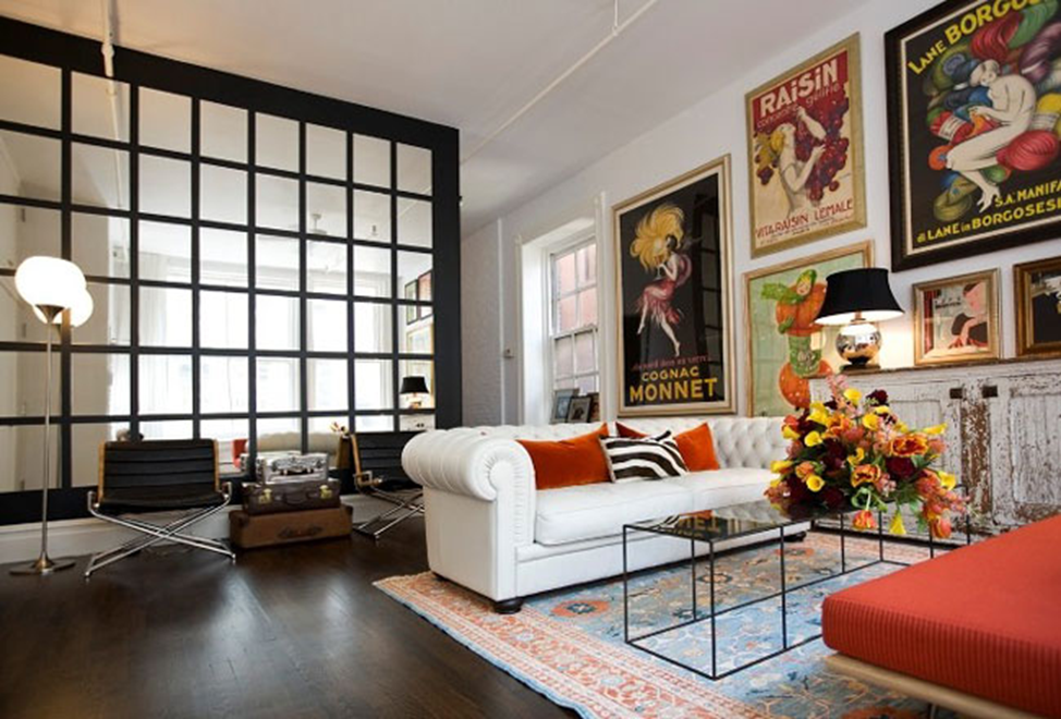 Дизайн интерьера в стиле Пин-ап (фото: eremont.ru)