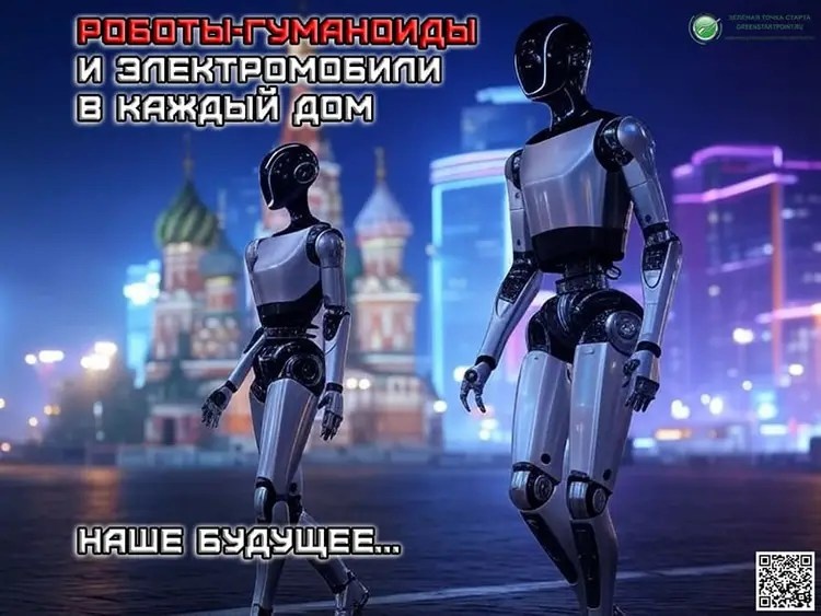    Роботы-гуманоиды и электромобили в каждый дом – наше будущее.