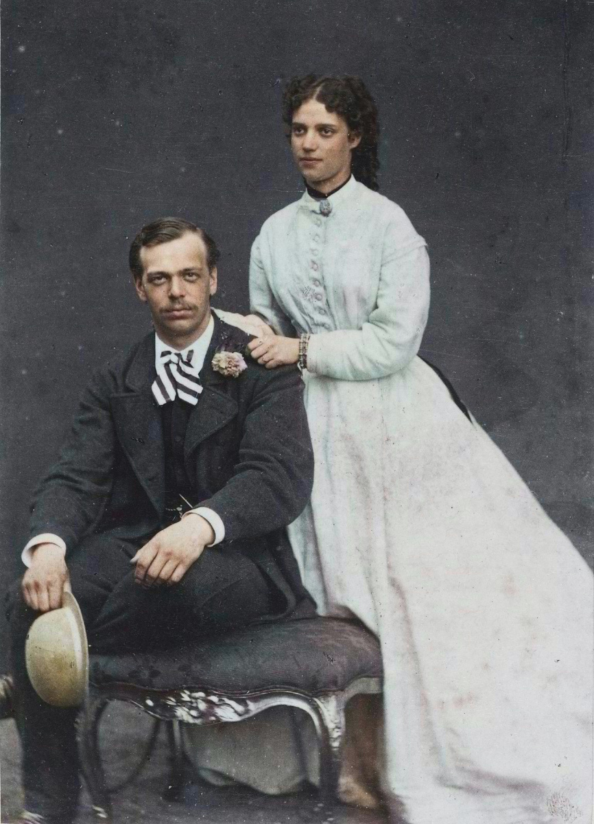 Цесаревич Александр Александрович и принцесса Дагмар - Саша и Минни