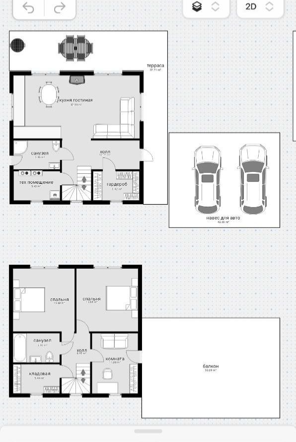 Планировка № 2, более продуманная!