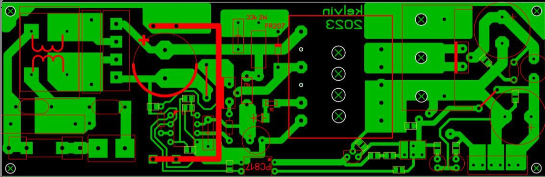 (первичное) расположение элементов на плете БП
