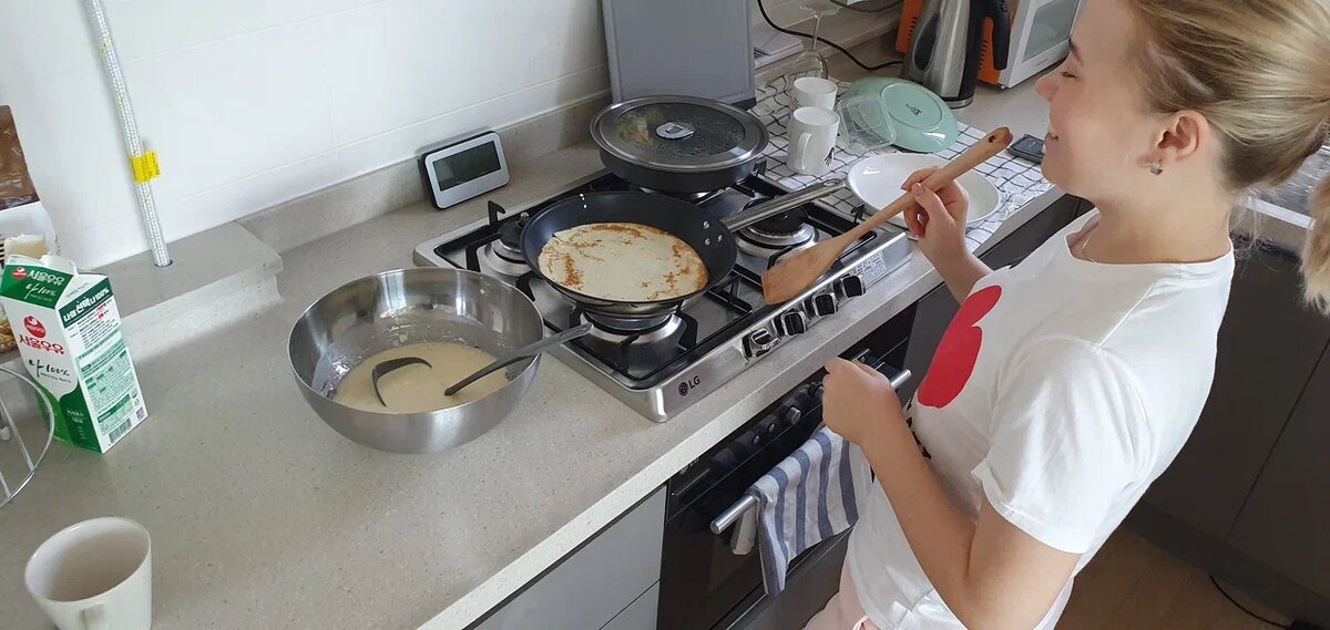 Иногда мои вкусы шокируют мужа-корейца, но он всё же пробует :)