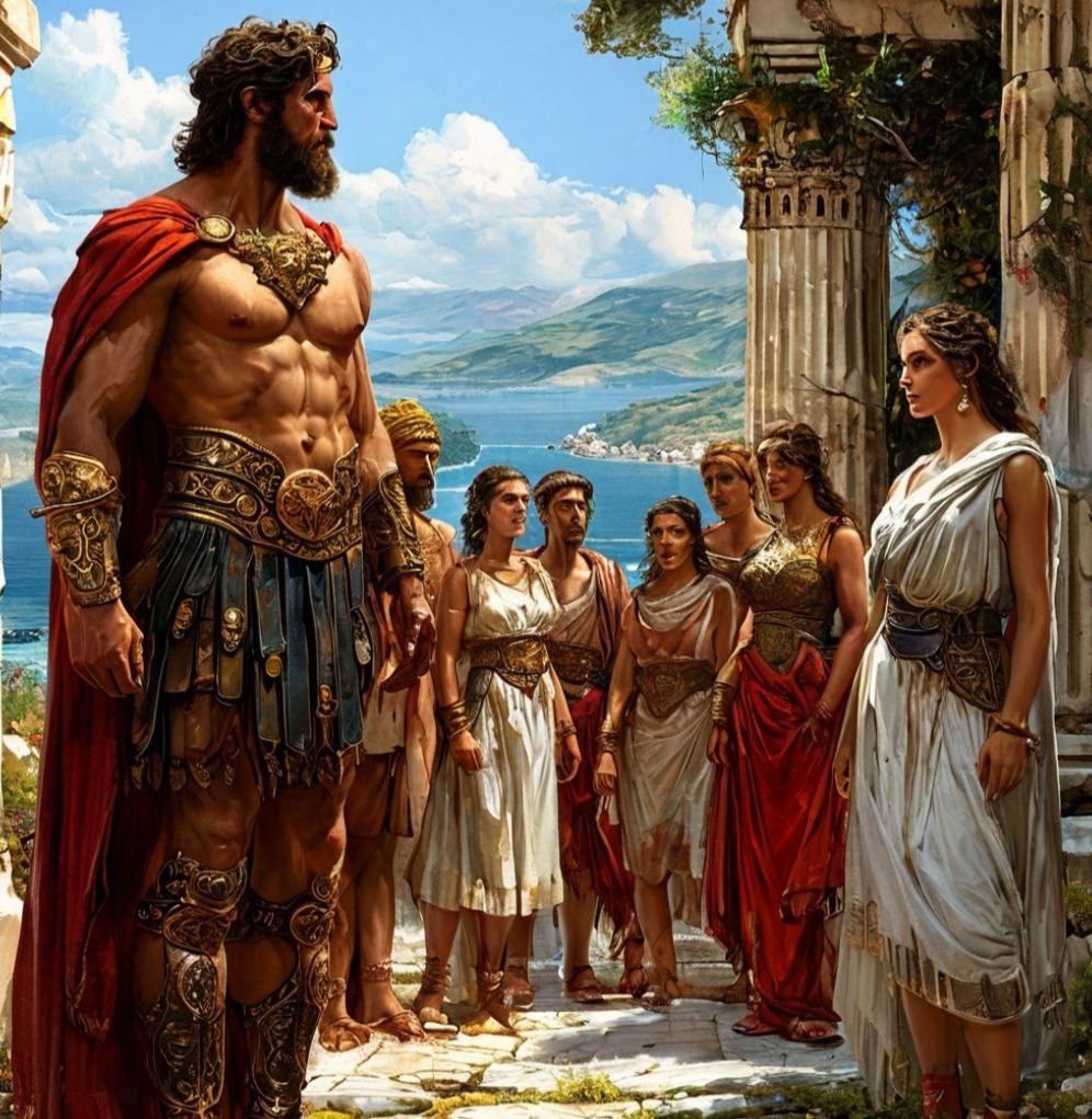 Орфей и Гипсипила, царица Лемноса