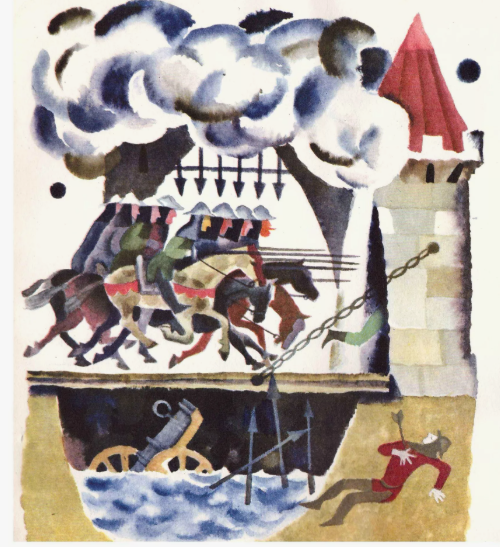 Маршак С. Я. Храбрецы. Английские народные песенки (илл. Монин Е. Г.)