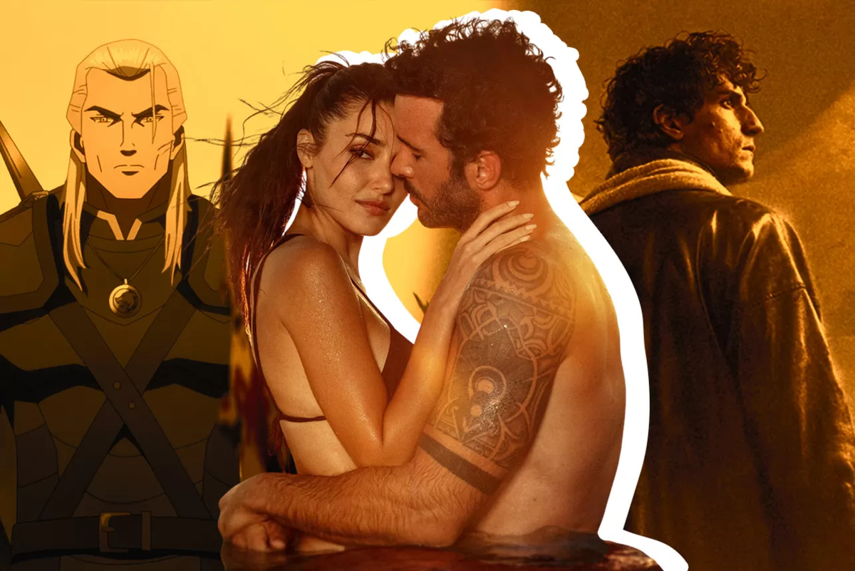 Коллаж 7ДнейКино, кадры из «Оставь это ветру», «Сент-Экзюпери», «Ведьмак»