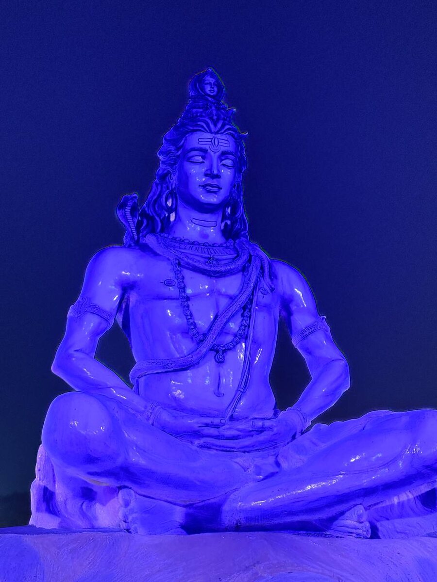 Статуя Шиы в Ришикеше. Фото Индия Свами