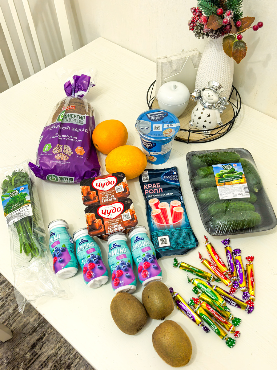 Покупки из Пятёрочки