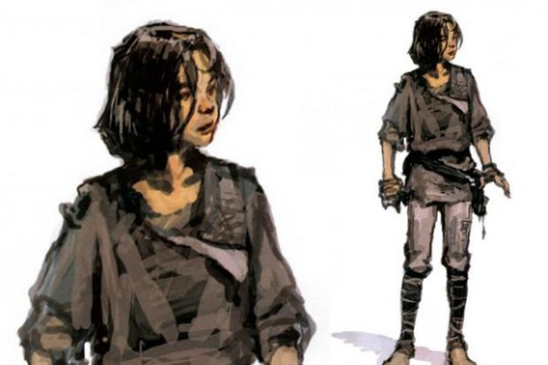 эскиз с молодым Соло