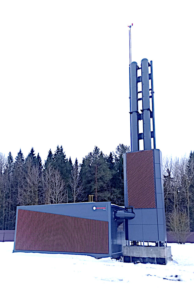 Дымовые трубы производства УЗДМ для котельной Спортинг клуба. г. Киров