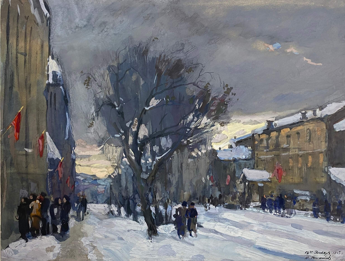 Н.Е.Тимков. Ленинград. 18 января 1943 г. ЦМ ВС РФ.