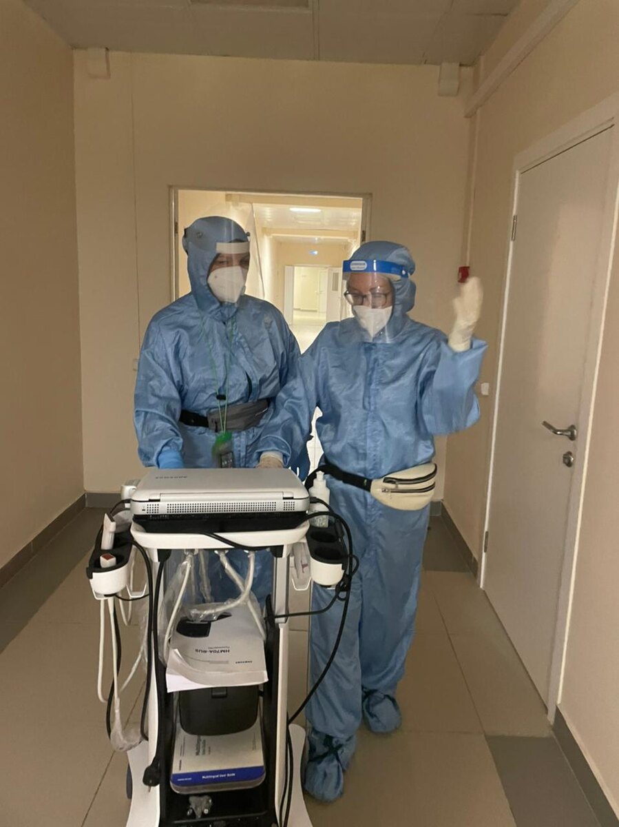 Бронницкий временный инфекционный госпиталь, июль 2021г