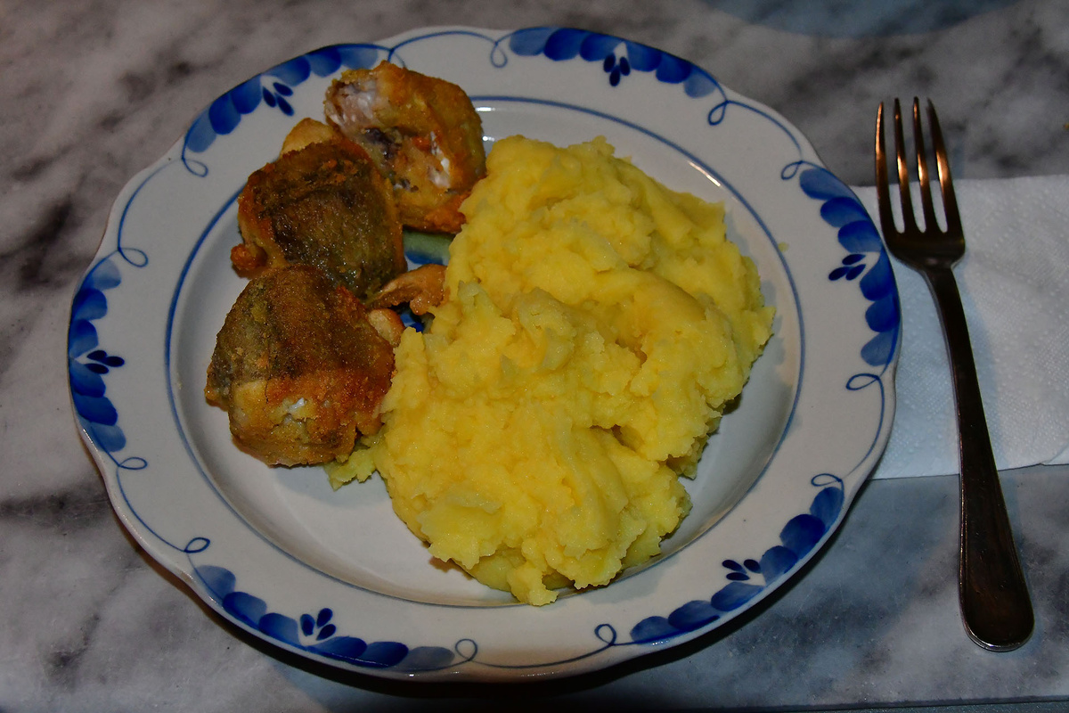 Хек жареный