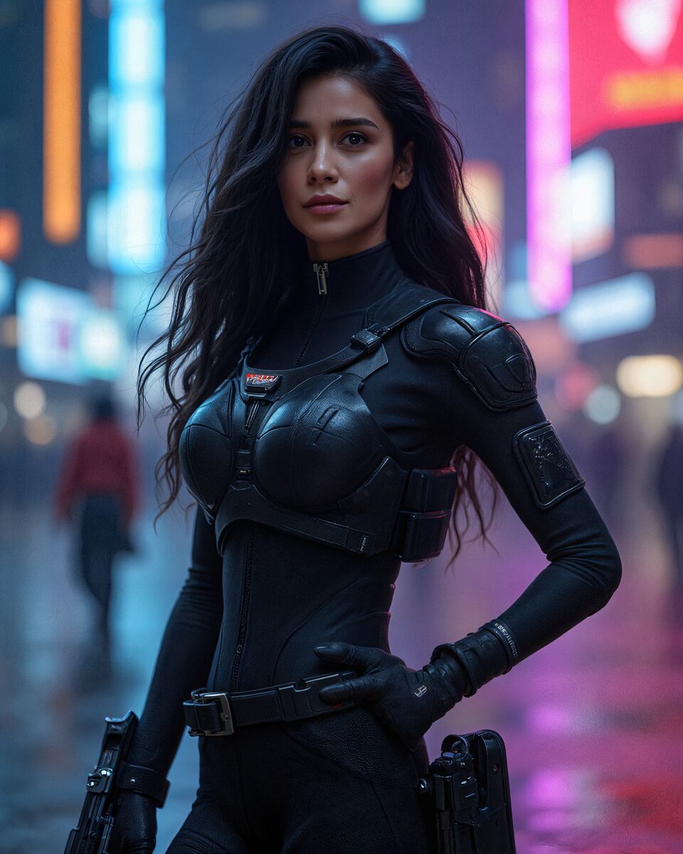 Равшана Куркова героиня киберпанка