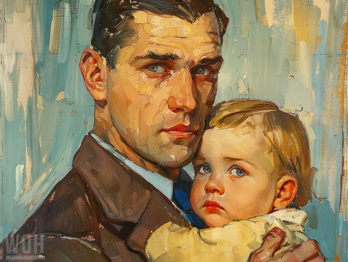 Вольное изображение мужчины с ребенком / © WOH