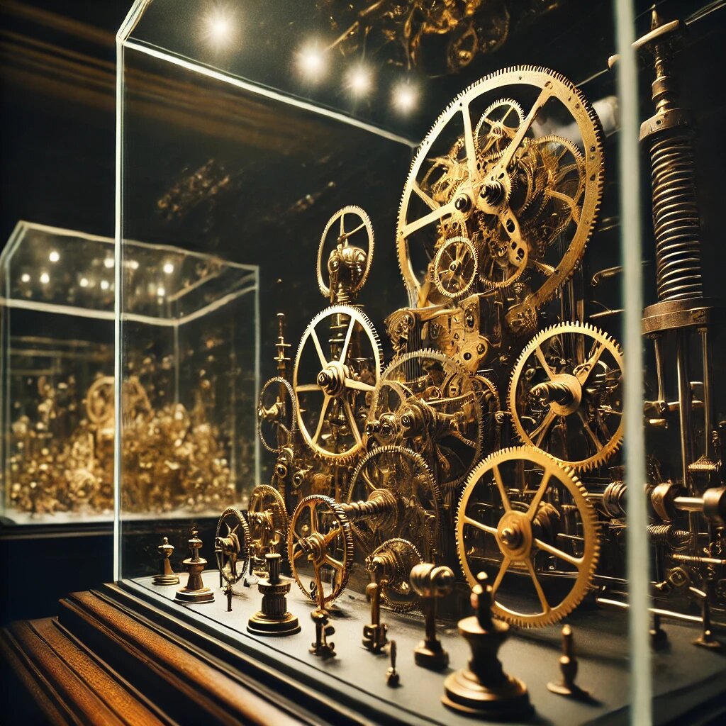 Сохранившиеся детали механизма Кёнигсбергских часов в музее