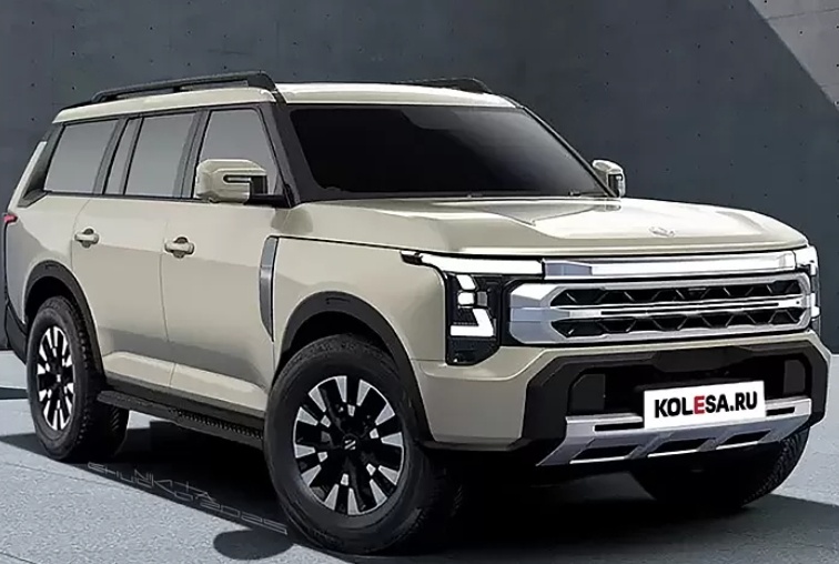 Рендер внедорожника на базе пикапа Z9