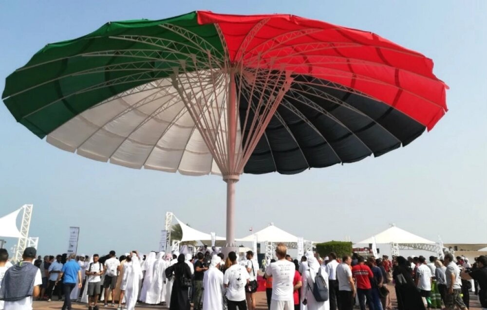    Самый большой зонтик в мире. Фото: Сайт Книги рекордов Гиннесса