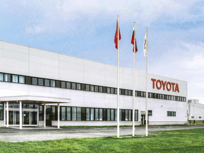 Завод компании TOYOTA