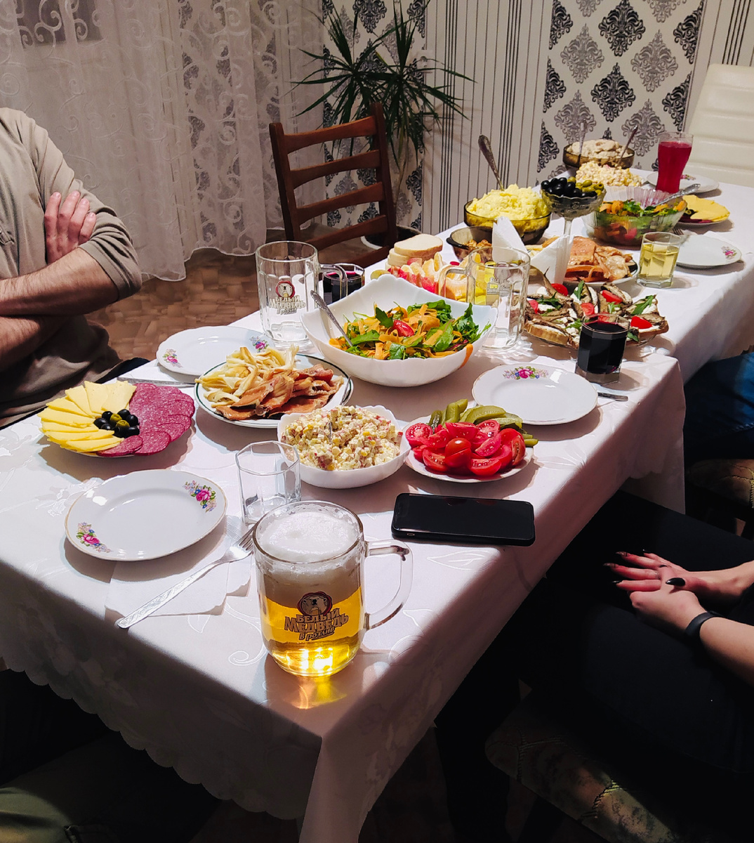 Вот так люблю гостей принимать
