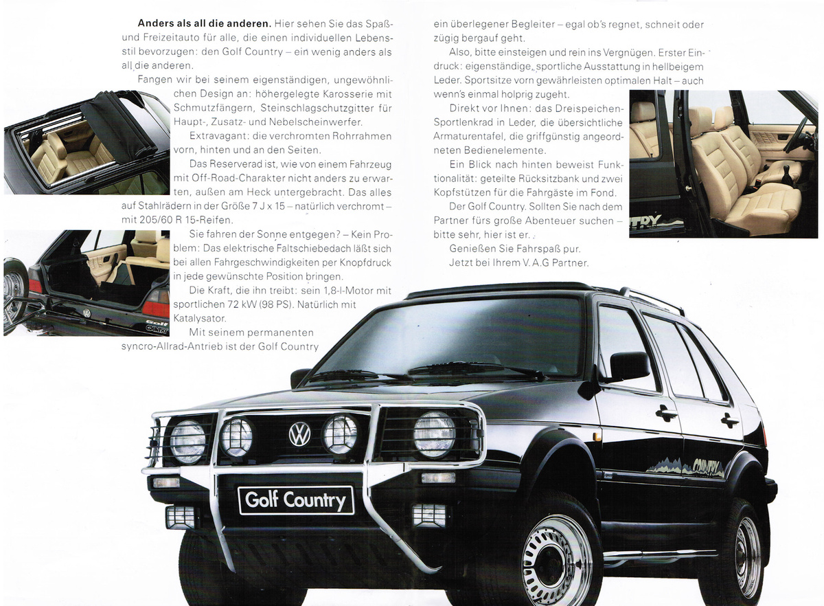 VOLKSWAGEN GOLF COUNTRY CHROME EDITION